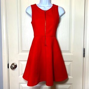 Gianni Bini Girls Red dress. Front zipper detail. A line. Size 16.